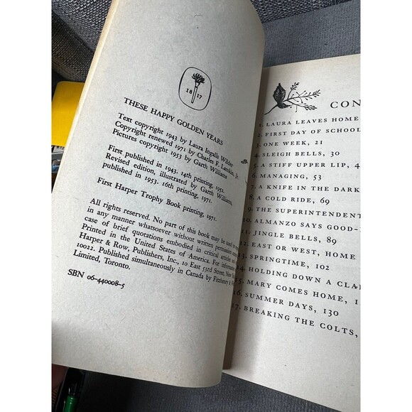 LITTLE HOUSE ON THE PRAIRIE Yellow Laura Ingalls Wilder 1971 Lot of 9 Books PB - Picture 7 of 16